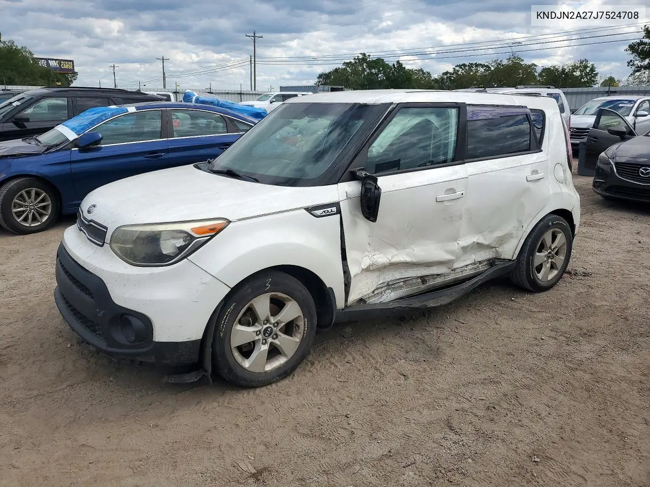 KIA SOUL 2018, VIN KNDJN2A27J7524708