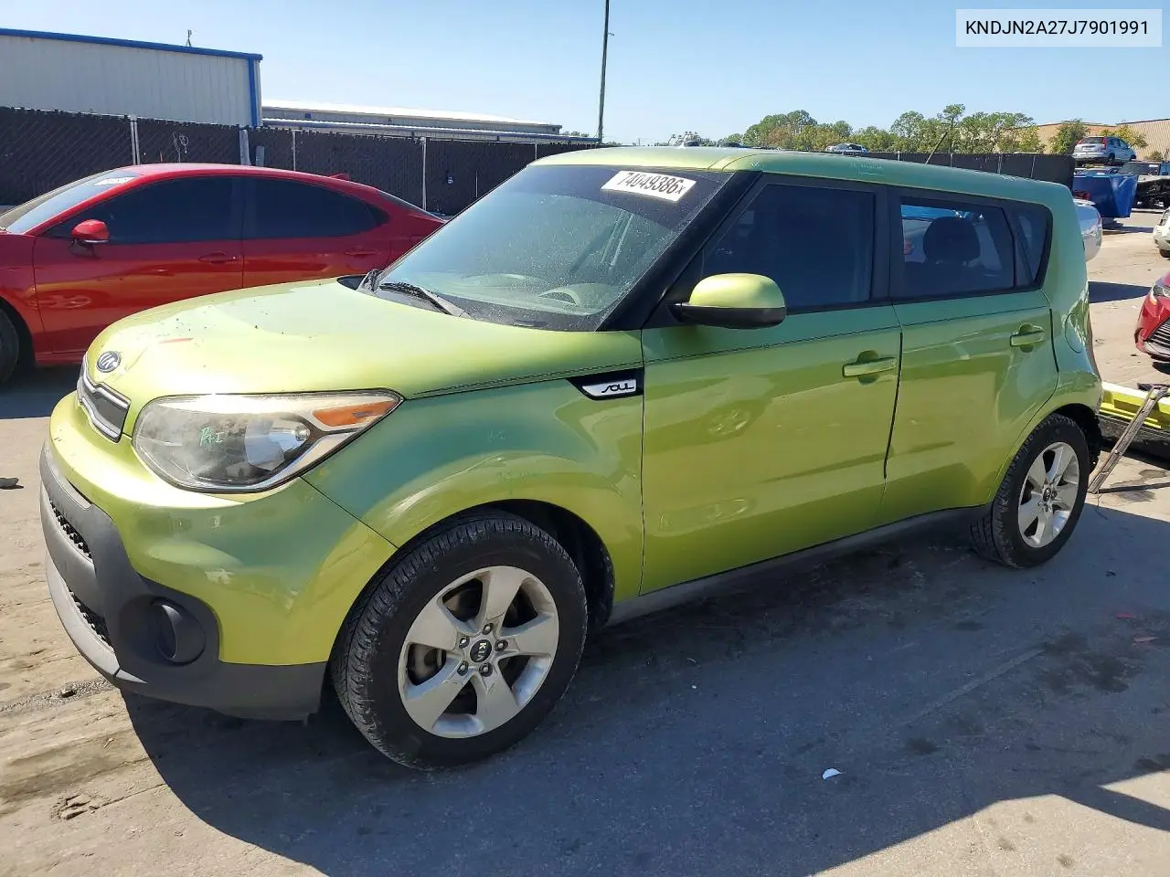 KIA SOUL 2018, VIN KNDJN2A27J7901991