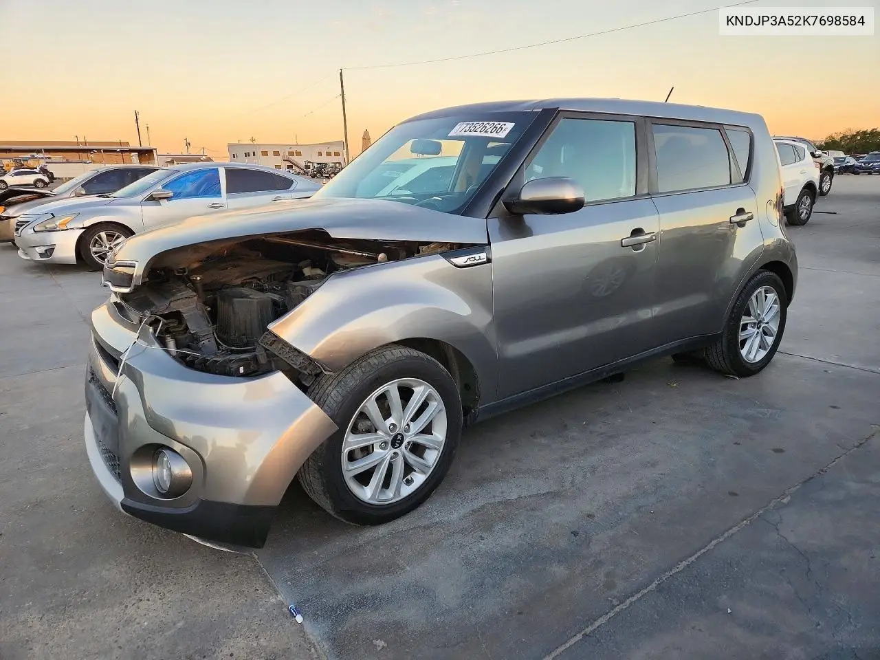 KIA SOUL 2019, VIN KNDJP3A52K7698584