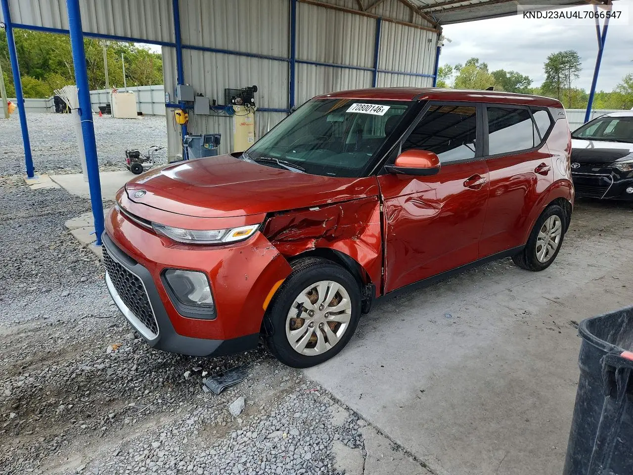 KIA SOUL 2020, VIN KNDJ23AU4L7066547