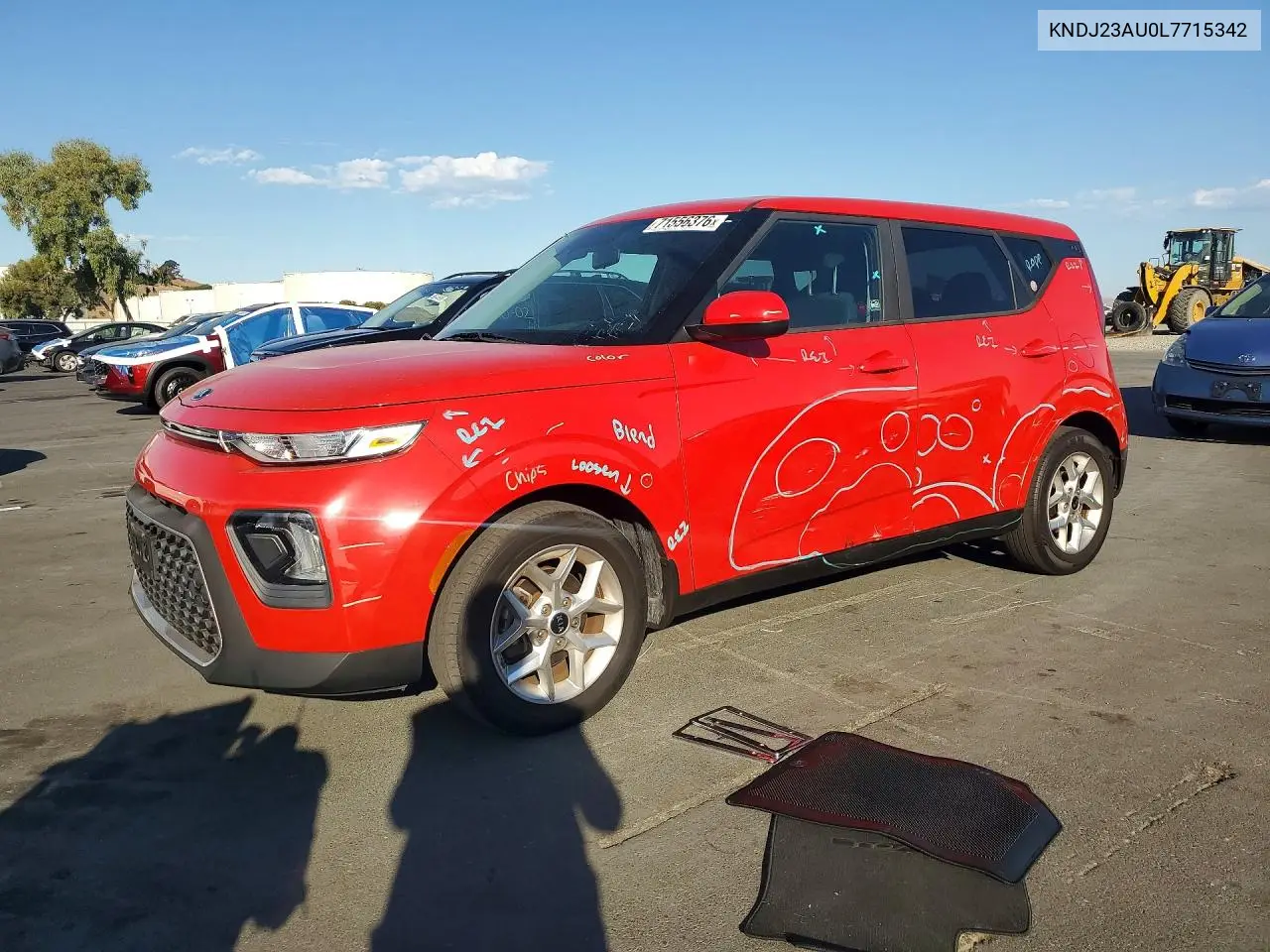KIA SOUL 2020, VIN KNDJ23AU0L7715342