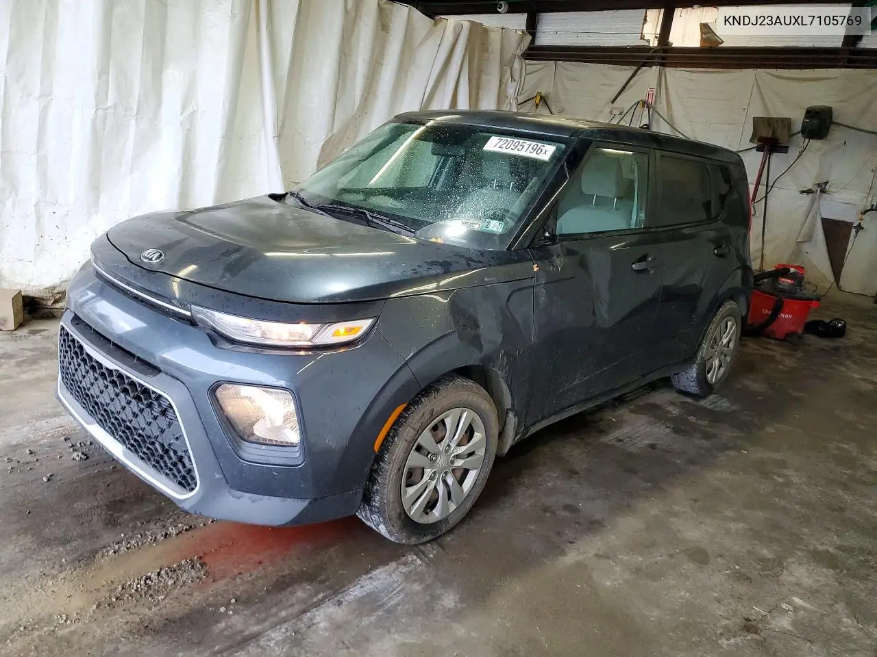 KIA SOUL 2020, VIN KNDJ23AUXL7105769