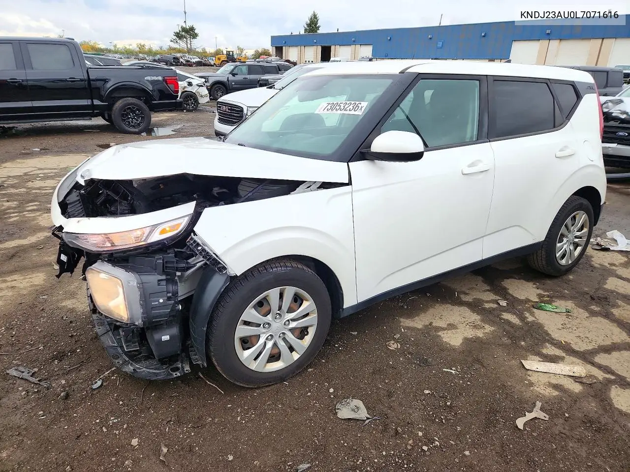 KIA SOUL 2020, VIN KNDJ23AU0L7071616