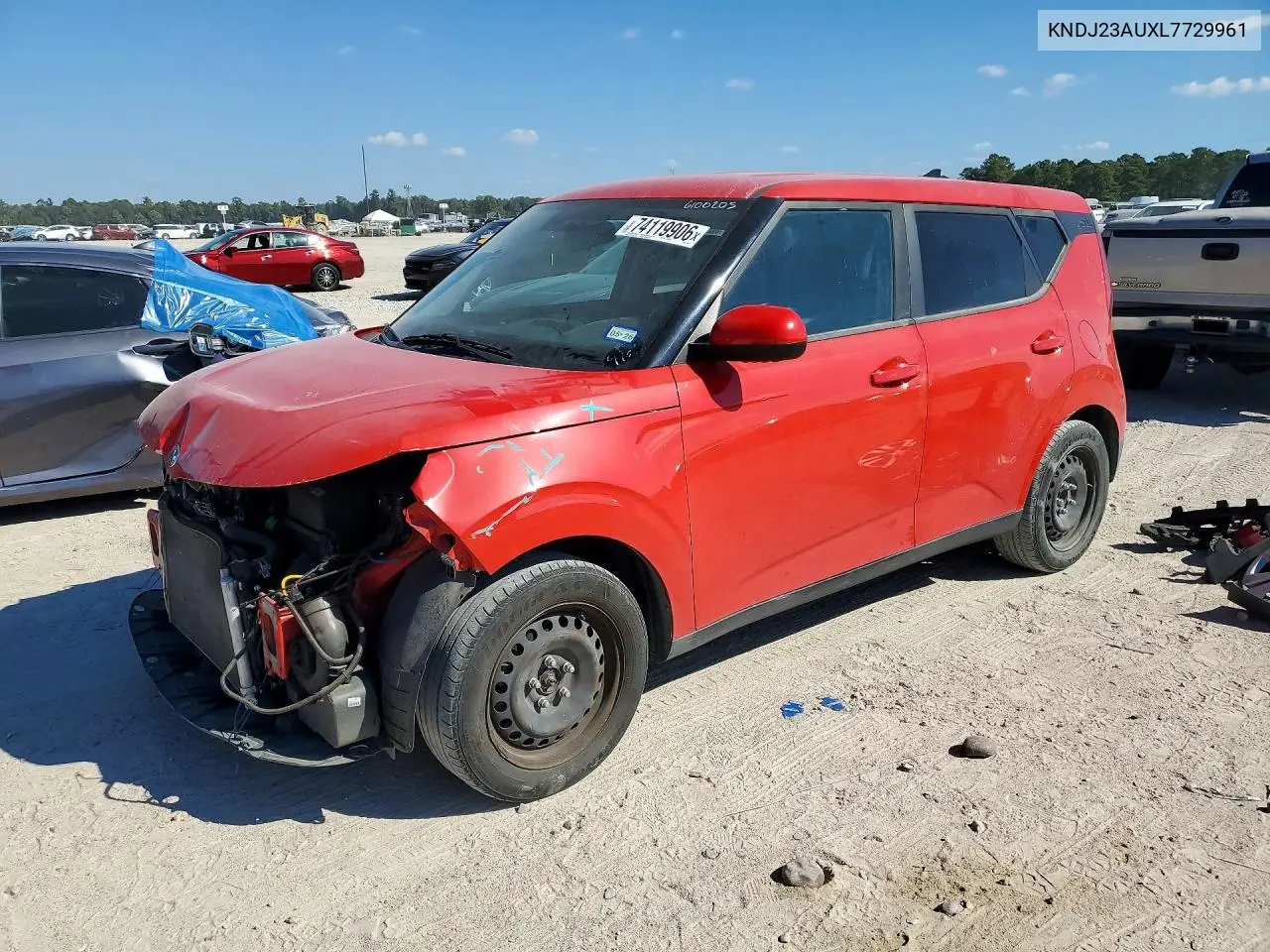 KIA SOUL 2020, VIN KNDJ23AUXL7729961