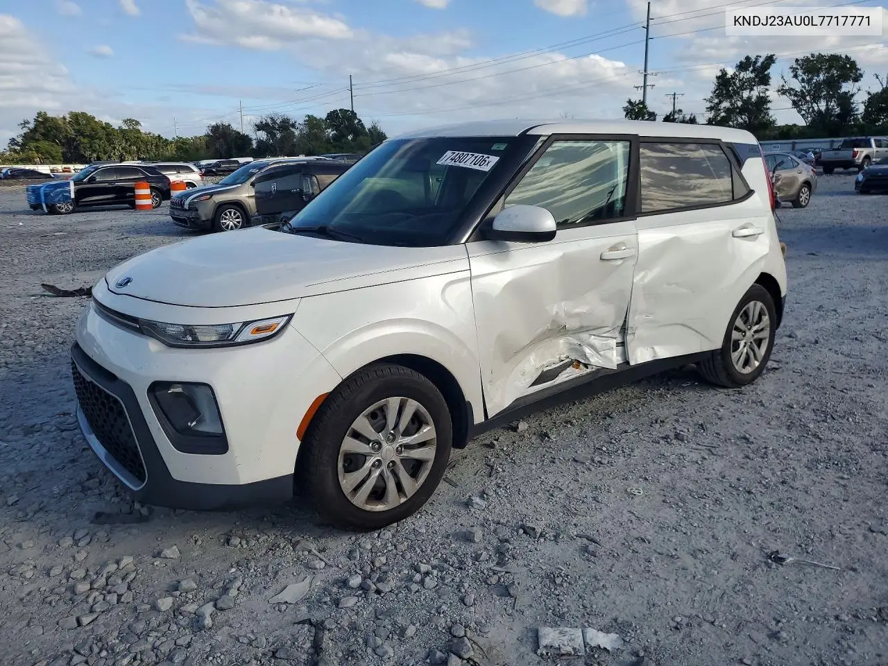 KIA SOUL 2020, VIN KNDJ23AU0L7717771