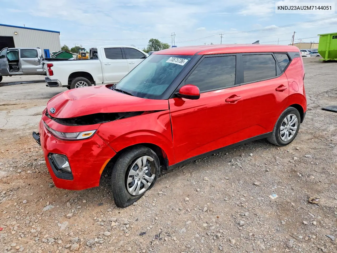 KIA SOUL 2021, VIN KNDJ23AU2M7144051