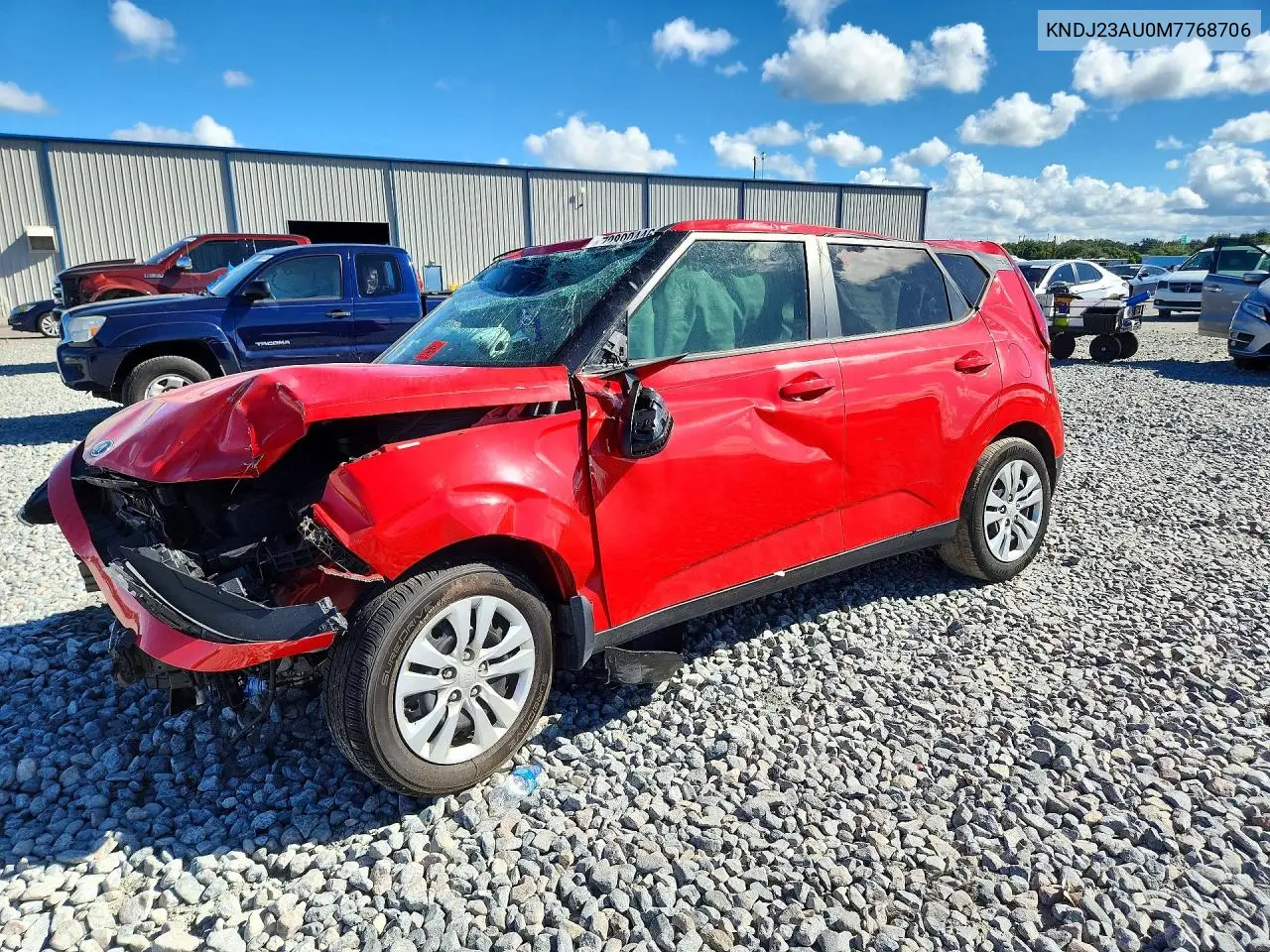 KIA SOUL 2021, VIN KNDJ23AU0M7768706