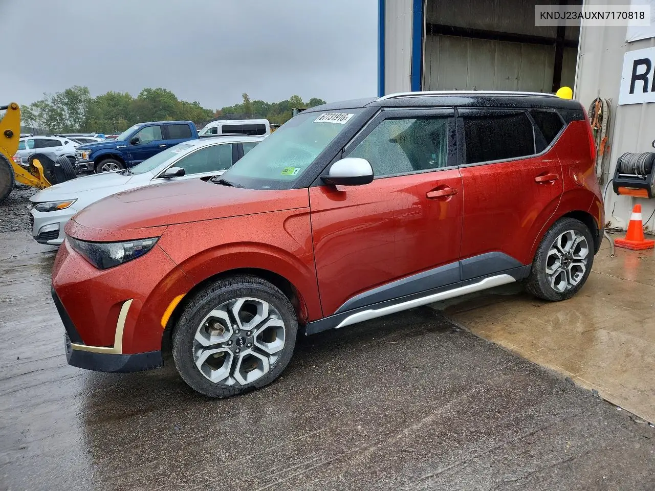 KIA SOUL 2022, VIN KNDJ23AUXN7170818