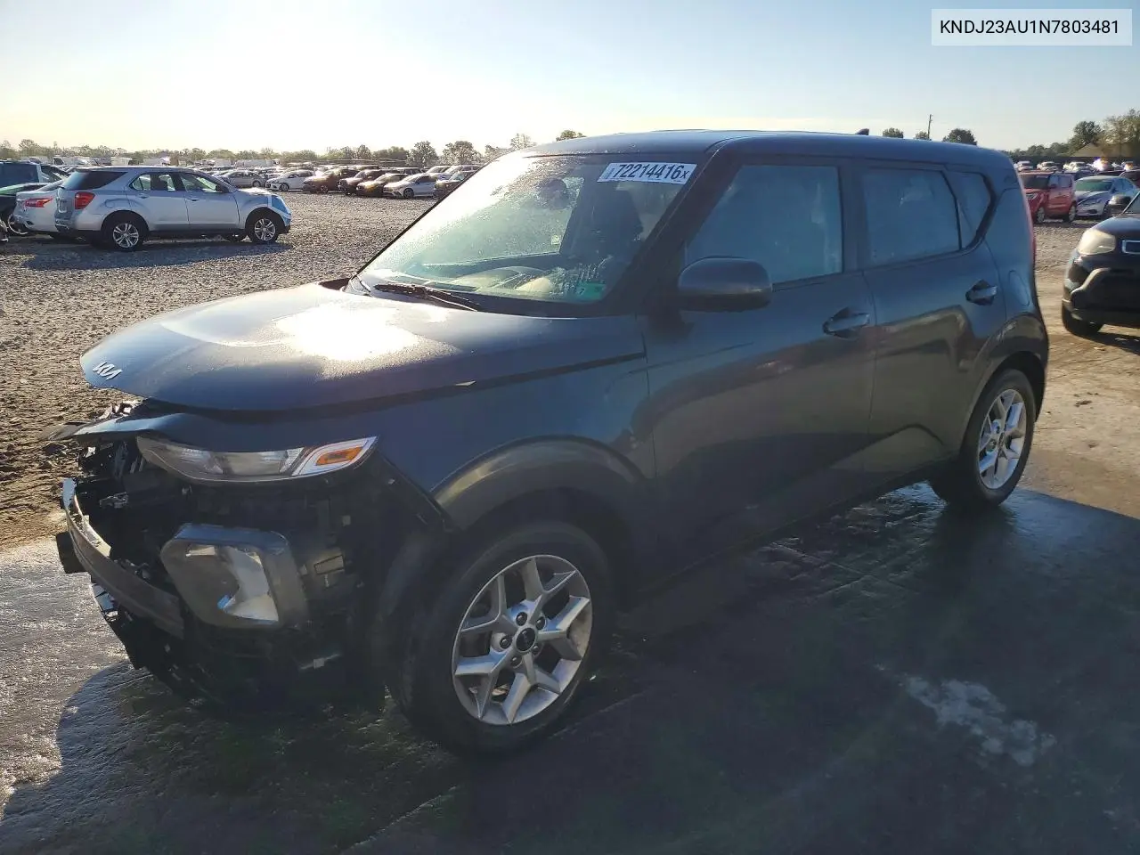 KIA SOUL 2022, VIN KNDJ23AU1N7803481
