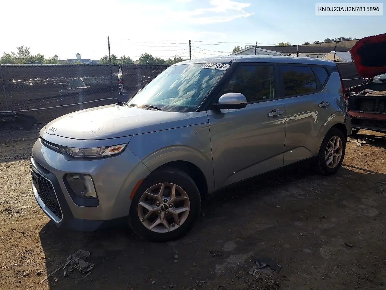 KIA SOUL 2022, VIN KNDJ23AU2N7815896