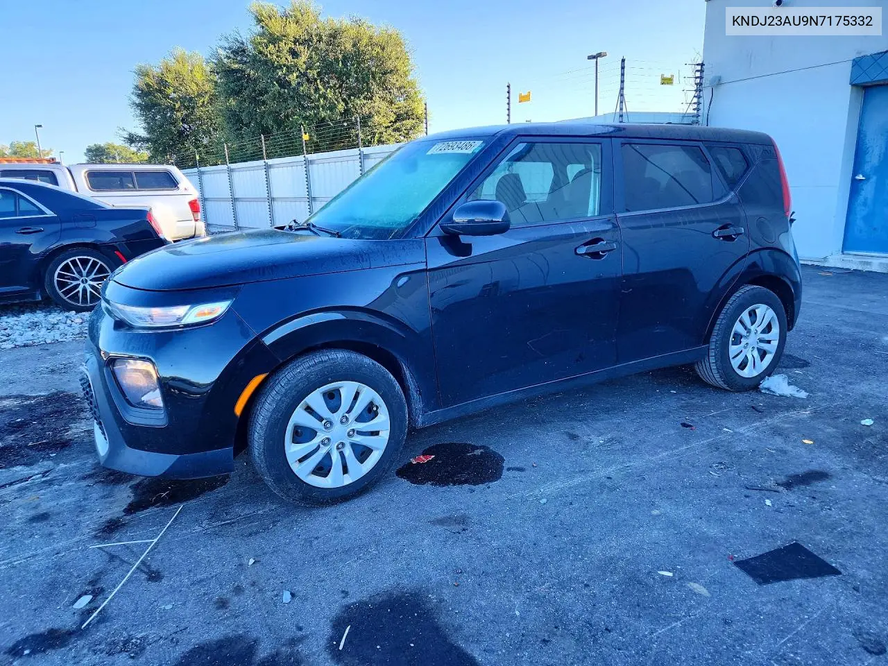 KIA SOUL 2022, VIN KNDJ23AU9N7175332