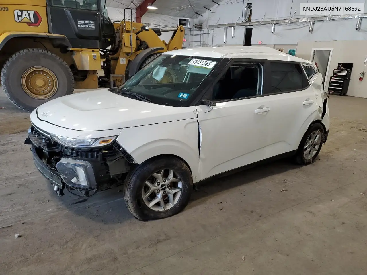 KIA SOUL 2022, VIN KNDJ23AU5N7158592