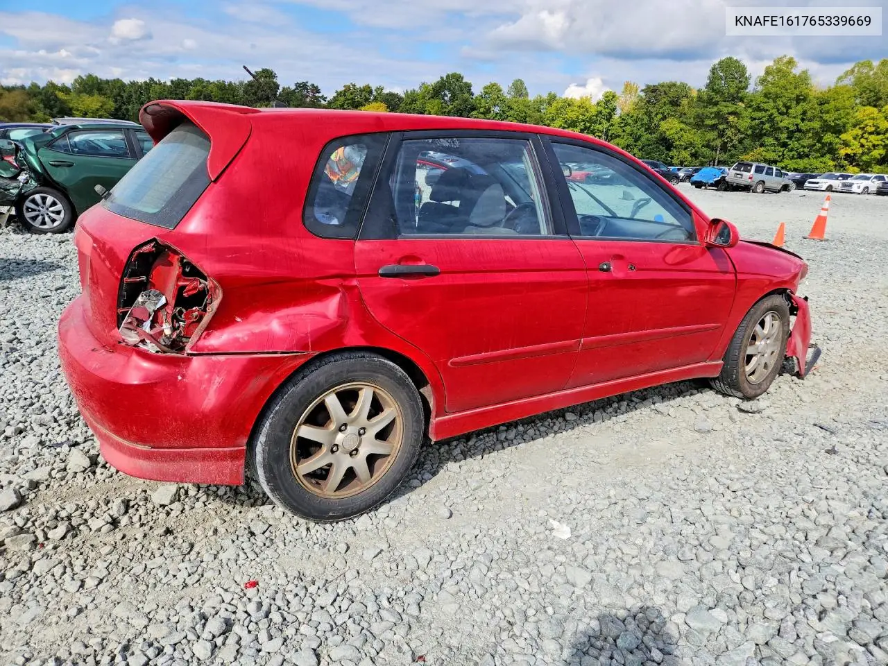 2006 KIA SPECTRA VIN KNAFE161765339669 — фото 3