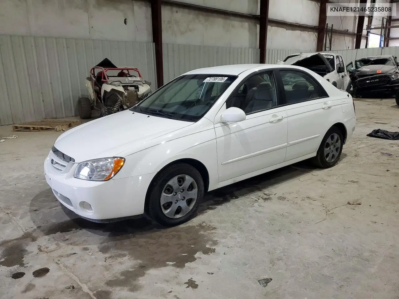KIA SPECTRA 2006, VIN KNAFE121465235808