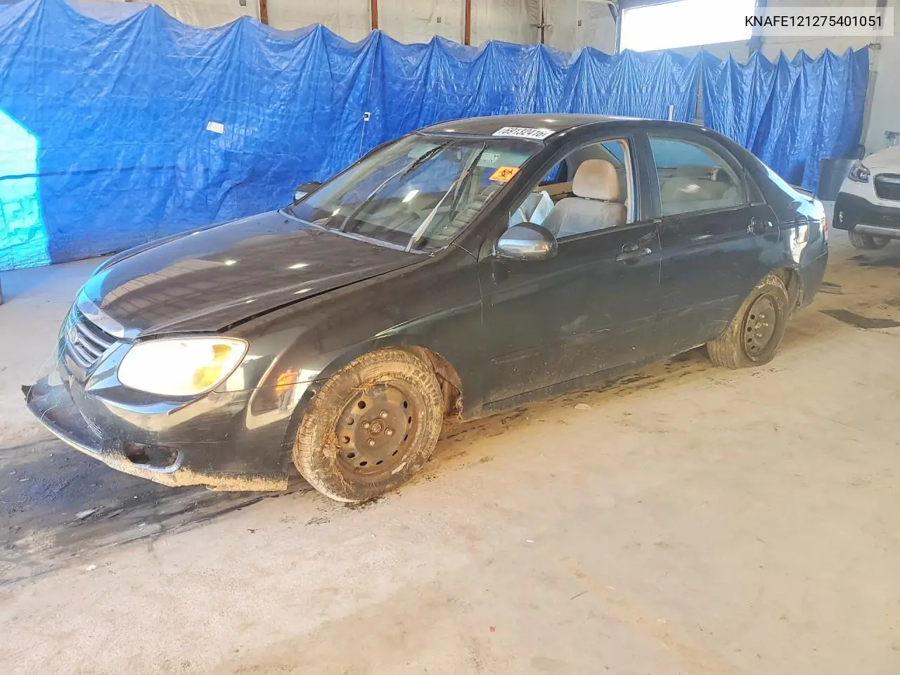 KIA SPECTRA 2007, VIN KNAFE121275401051