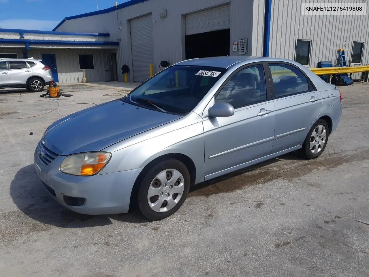 KIA SPECTRA 2007, VIN KNAFE121275419808