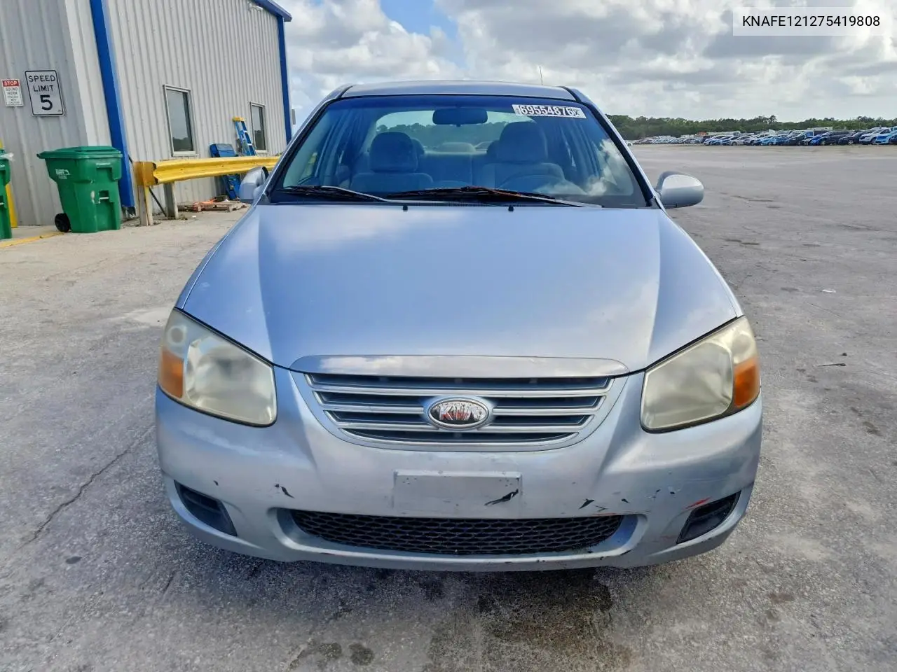 2007 KIA SPECTRA VIN KNAFE121275419808 — фото 5