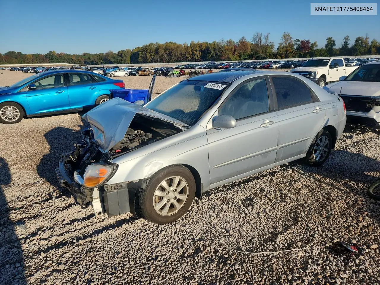KIA SPECTRA 2007, VIN KNAFE121775408464