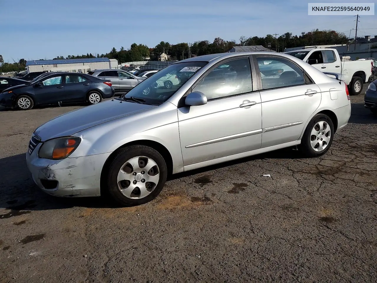 KIA SPECTRA 2009, VIN KNAFE222595640949