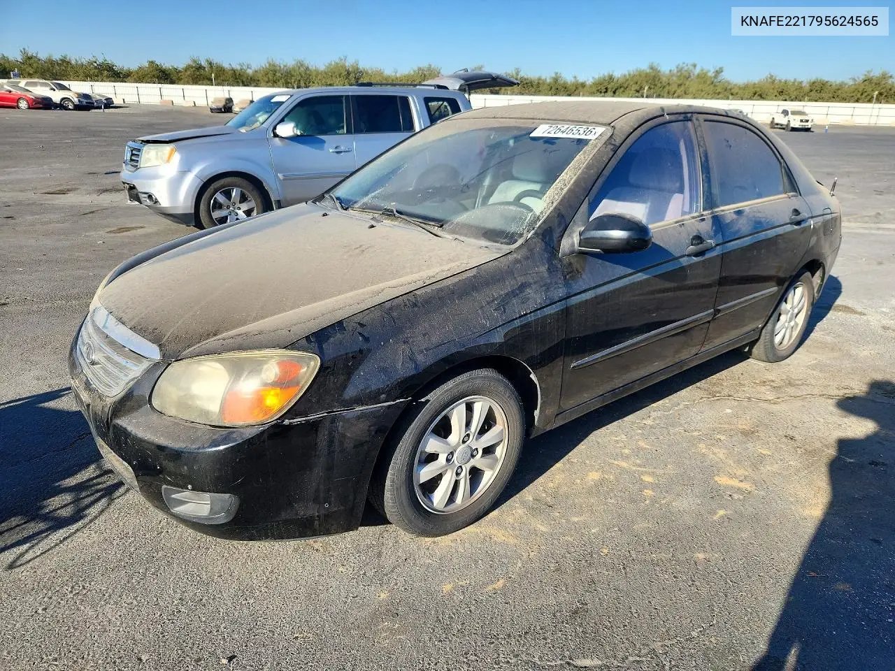 KIA SPECTRA 2009, VIN KNAFE221795624565