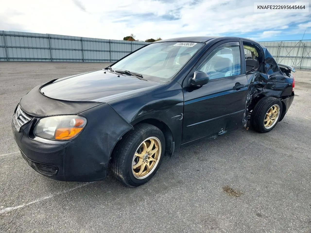 KIA SPECTRA 2009, VIN KNAFE222695645464