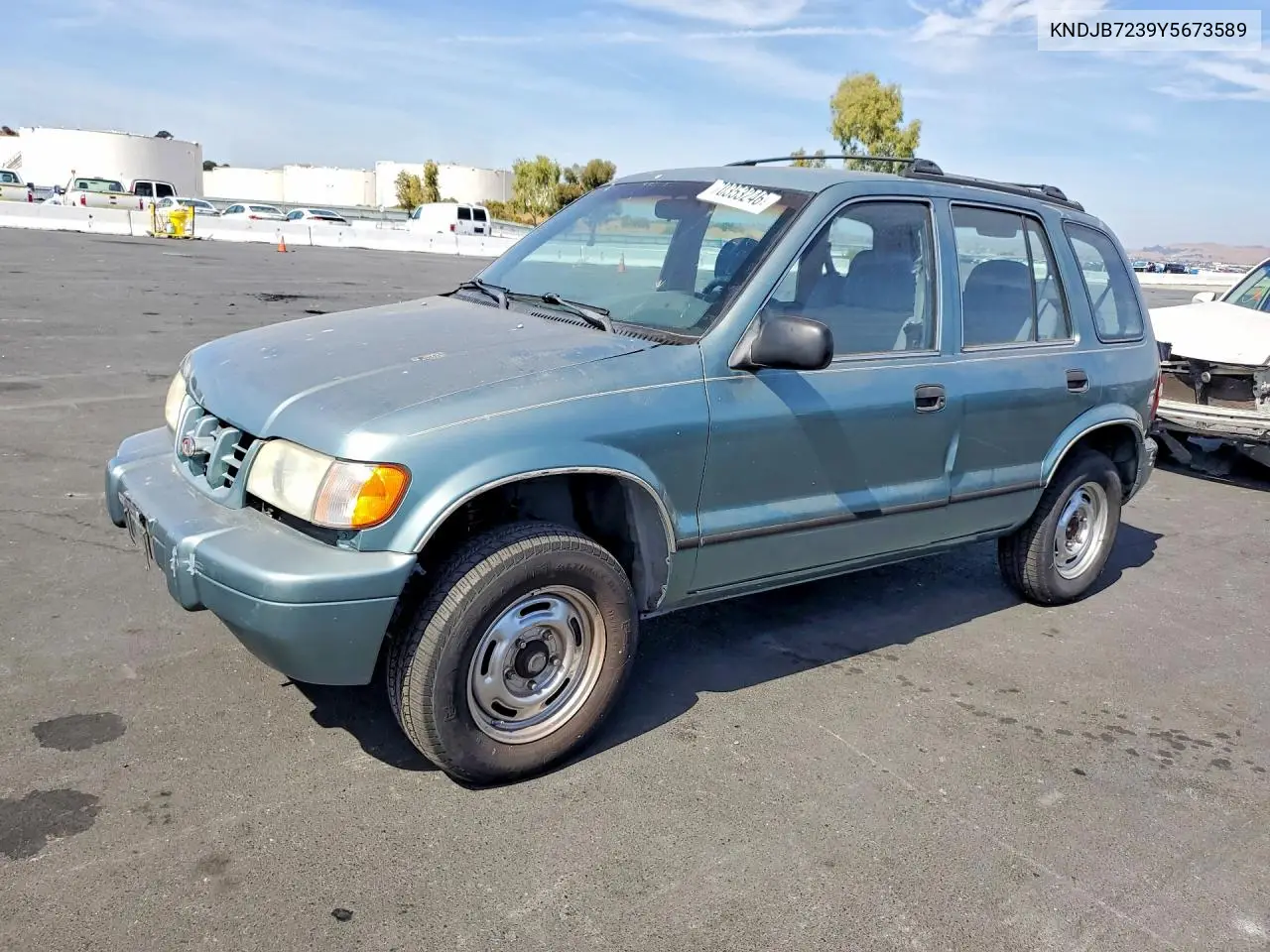 KIA SPORTAGE 2000, VIN KNDJB7239Y5673589