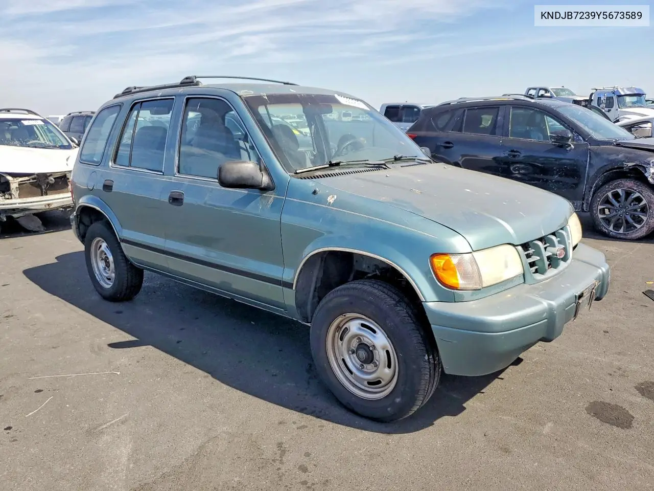 2000 KIA SPORTAGE VIN KNDJB7239Y5673589 — фото 4