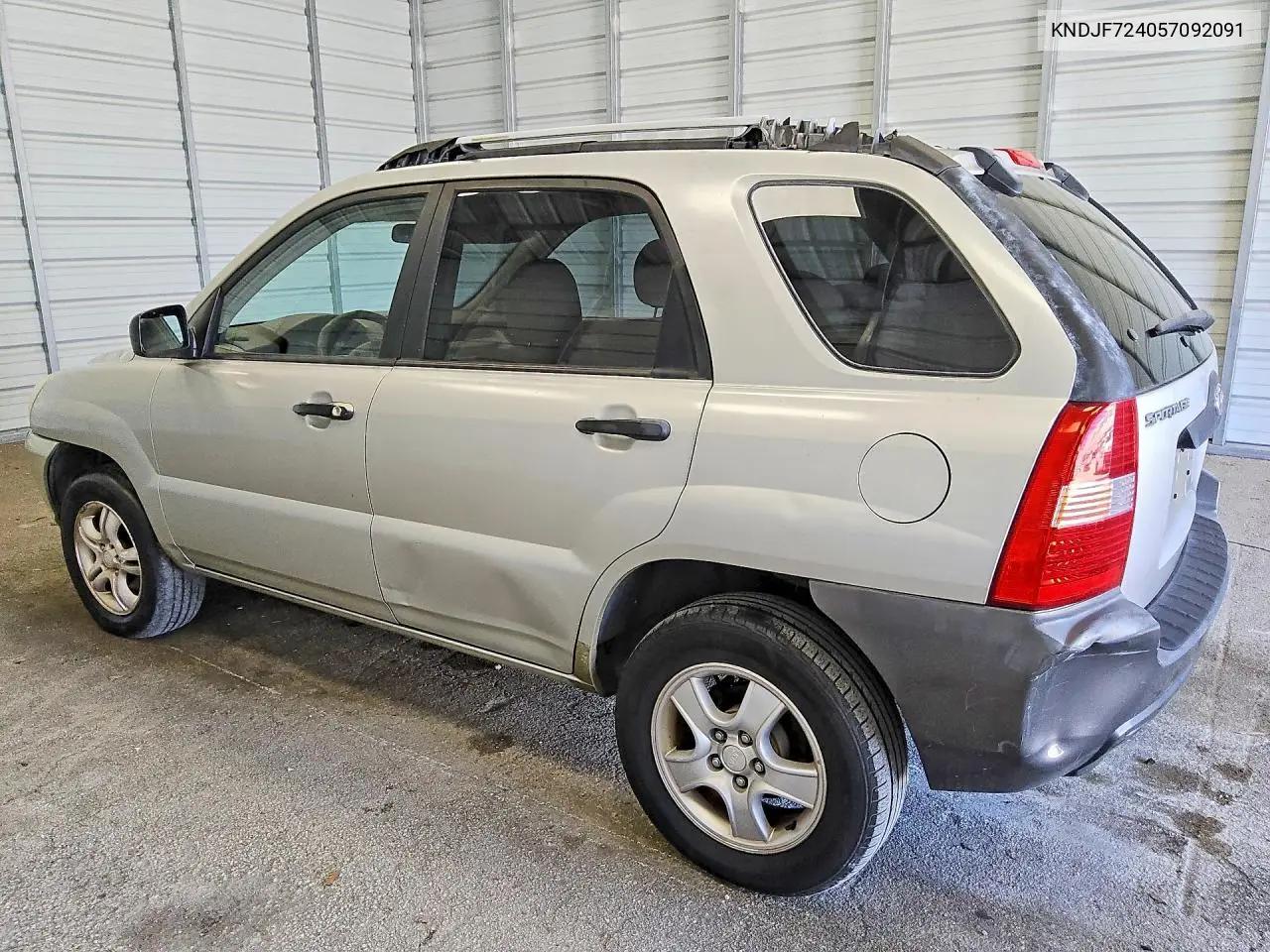 2005 KIA SPORTAGE VIN KNDJF724057092091 — фото 2