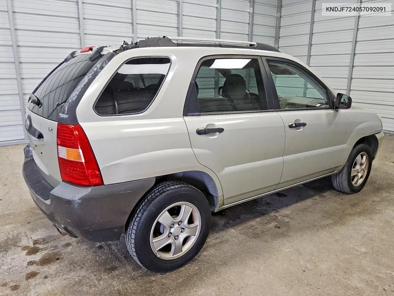 2005 KIA SPORTAGE VIN KNDJF724057092091 — фото 3