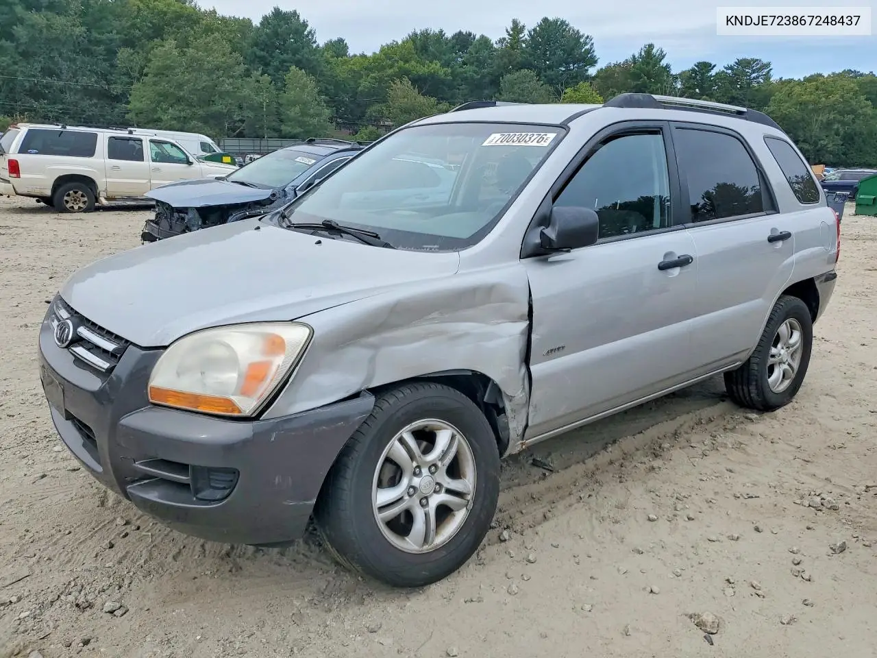 KIA SPORTAGE 2006, VIN KNDJE723867248437