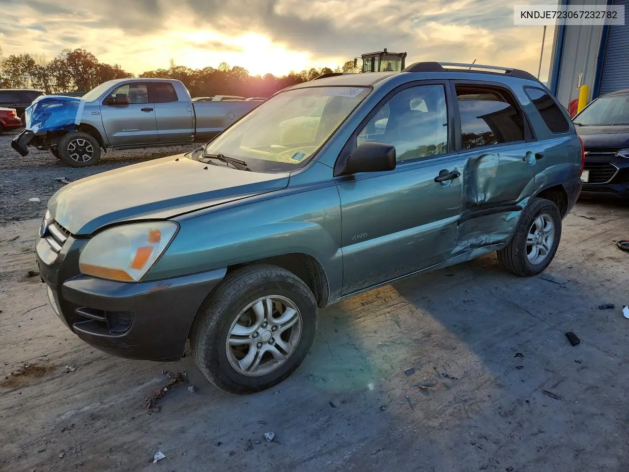 KIA SPORTAGE 2006, VIN KNDJE723067232782