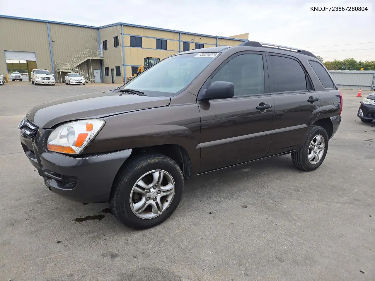 KIA SPORTAGE 2006, VIN KNDJF723867280804