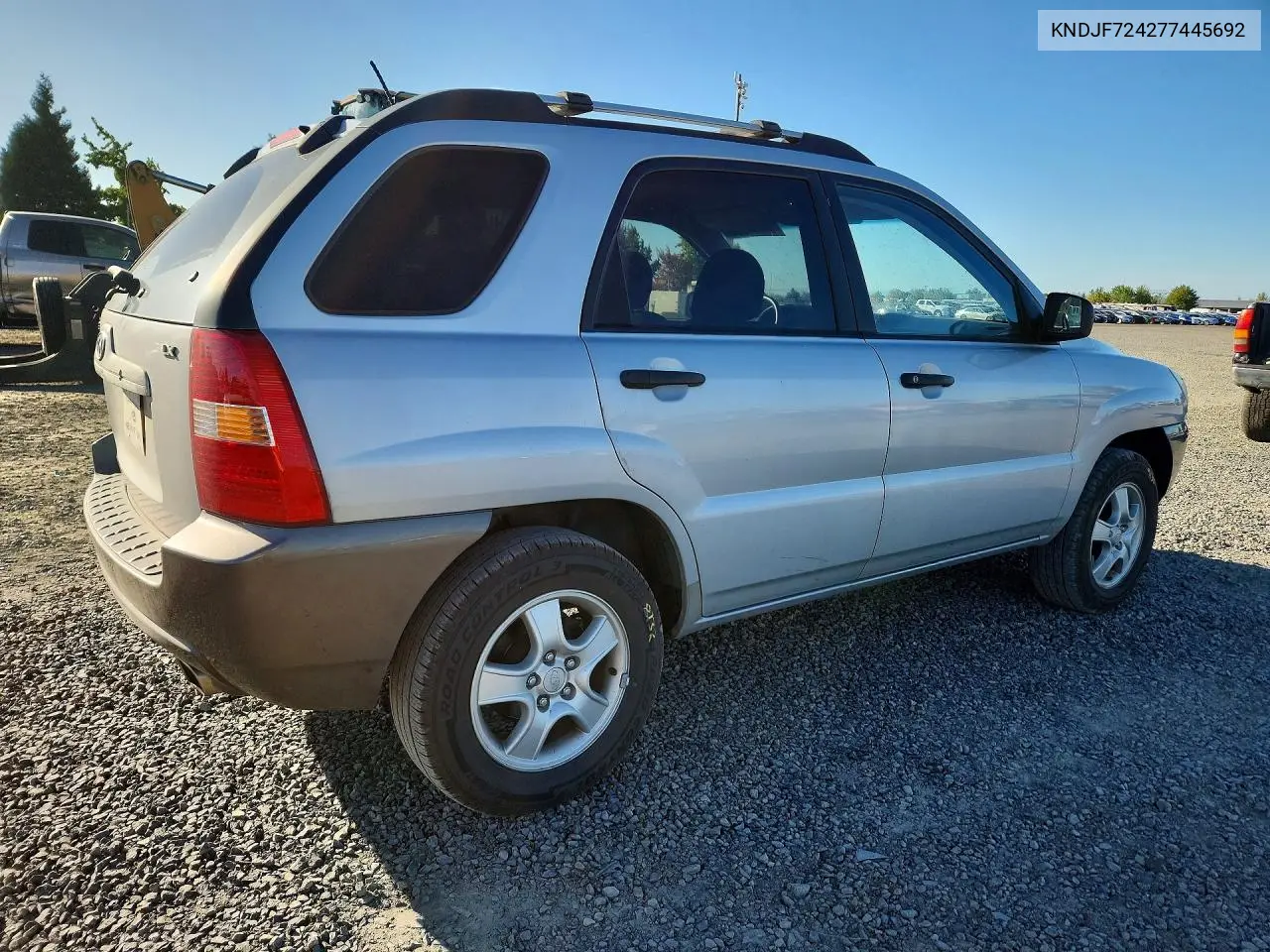 2007 KIA SPORTAGE VIN KNDJF724277445692 — фото 3