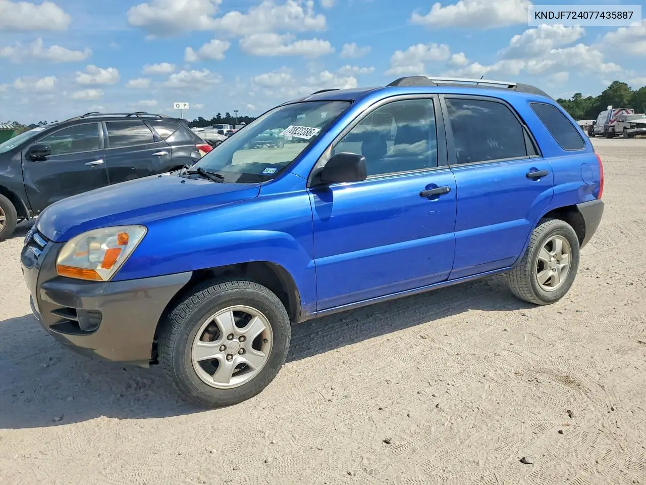 KIA SPORTAGE 2007, VIN KNDJF724077435887