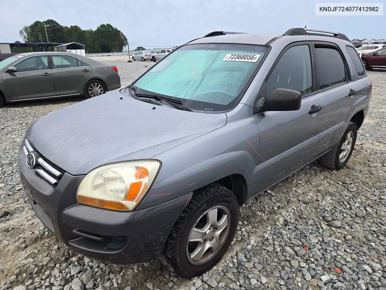 KIA SPORTAGE 2007, VIN KNDJF724077412982