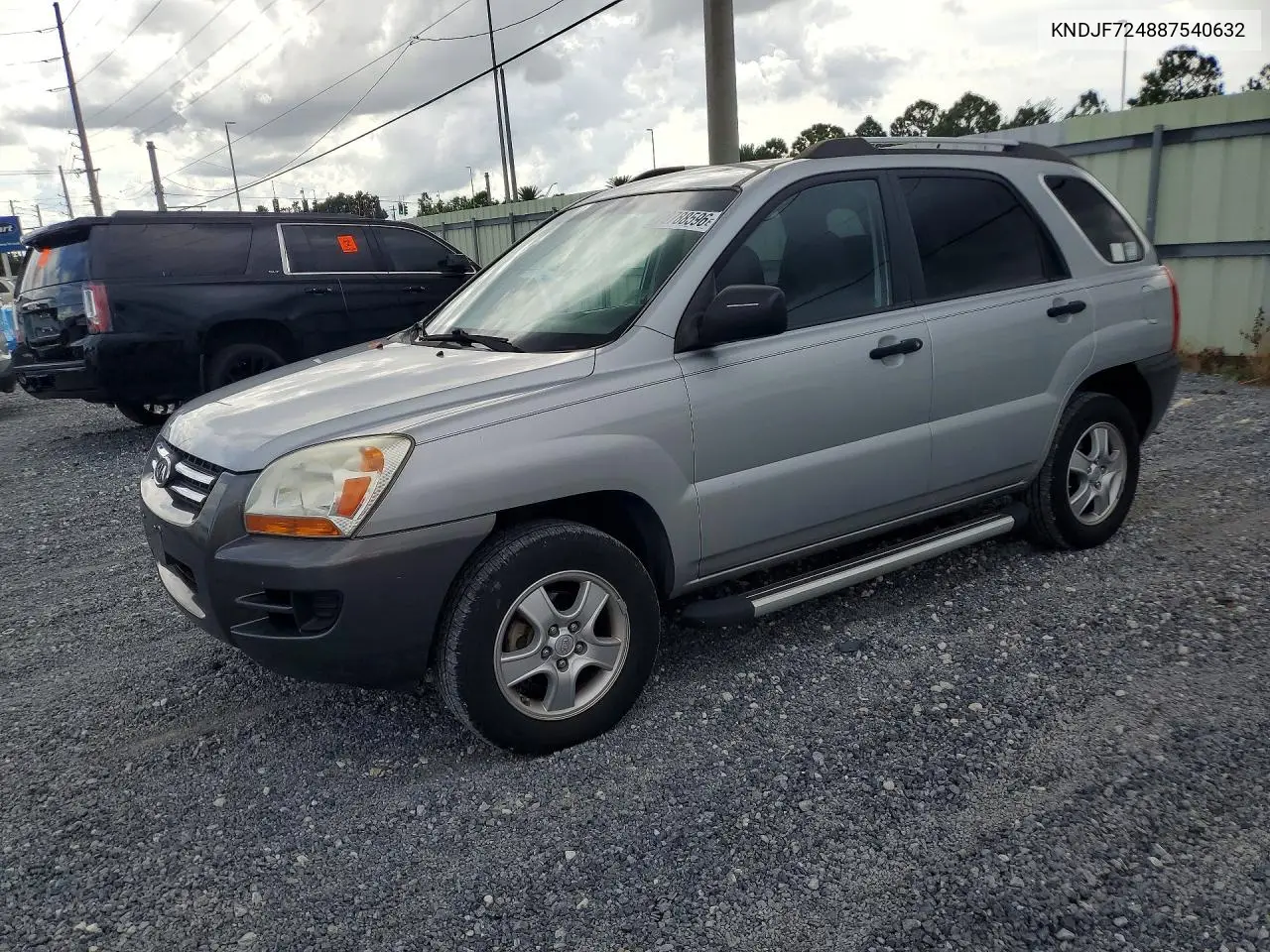 KIA SPORTAGE 2008, VIN KNDJF724887540632