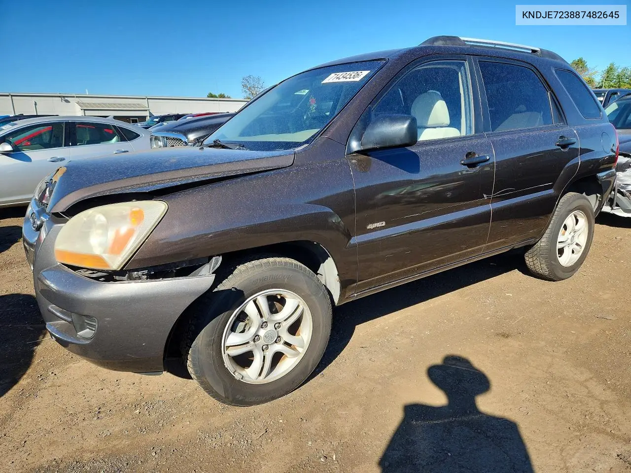 KIA SPORTAGE 2008, VIN KNDJE723887482645