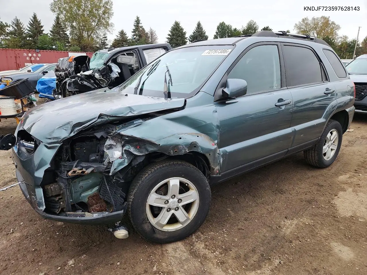 KIA SPORTAGE 2009, VIN KNDJF723597628143