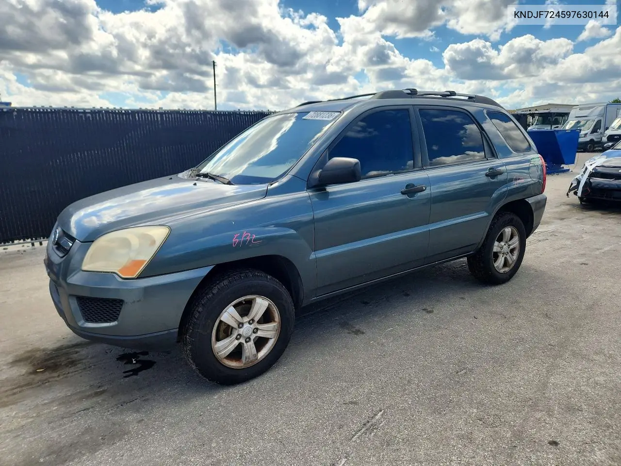 KIA SPORTAGE 2009, VIN KNDJF724597630144