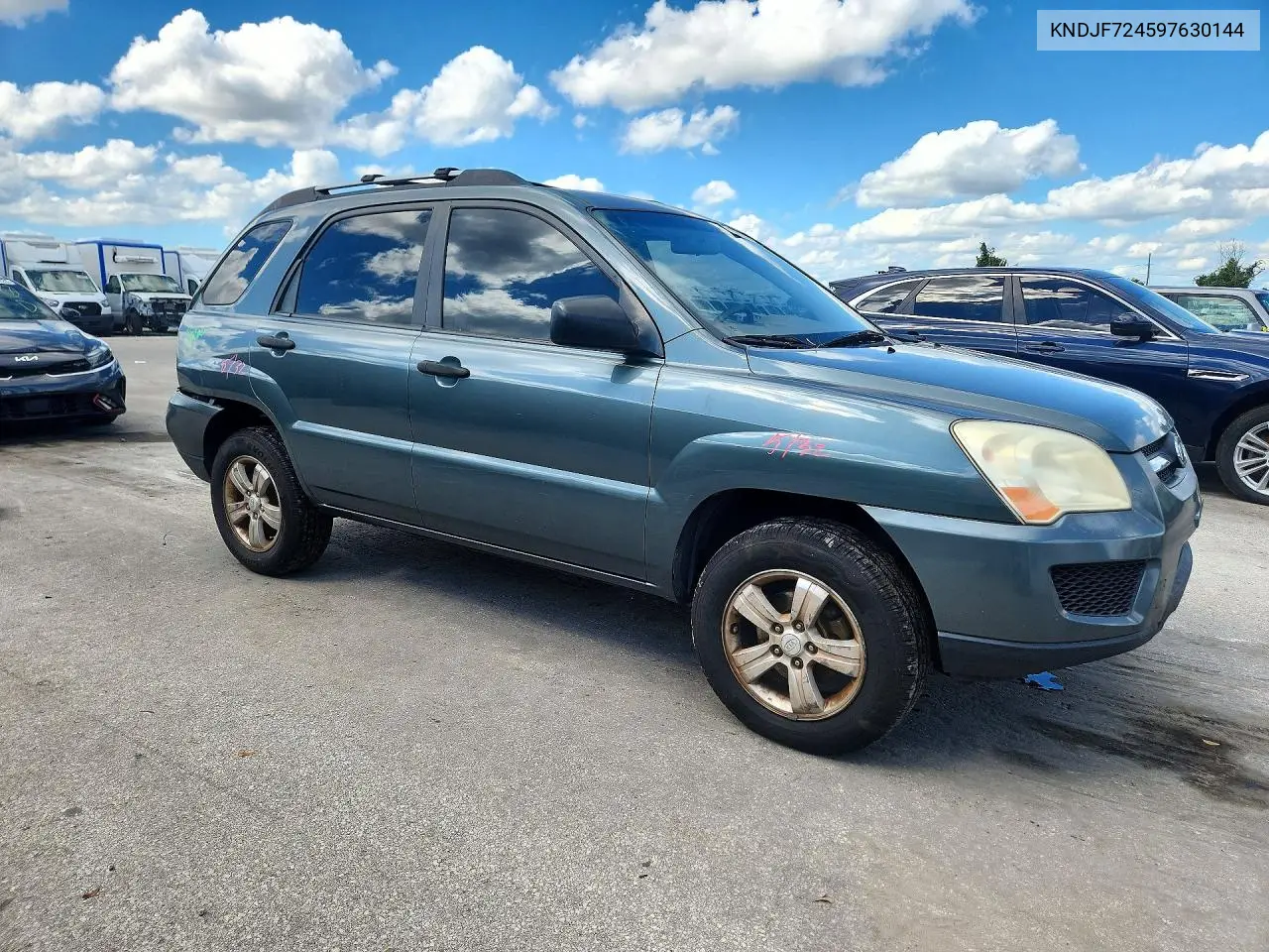 2009 KIA SPORTAGE VIN KNDJF724597630144 — фото 4