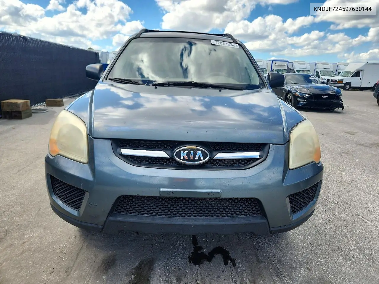 2009 KIA SPORTAGE VIN KNDJF724597630144 — фото 5