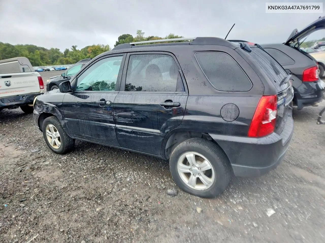KIA SPORTAGE 2010, VIN KNDKG3A47A7691799