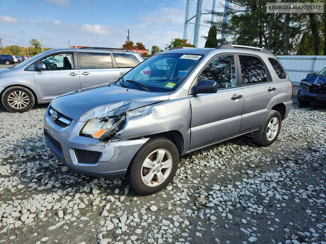 KIA SPORTAGE 2010, VIN KNDKG3A48A7725717