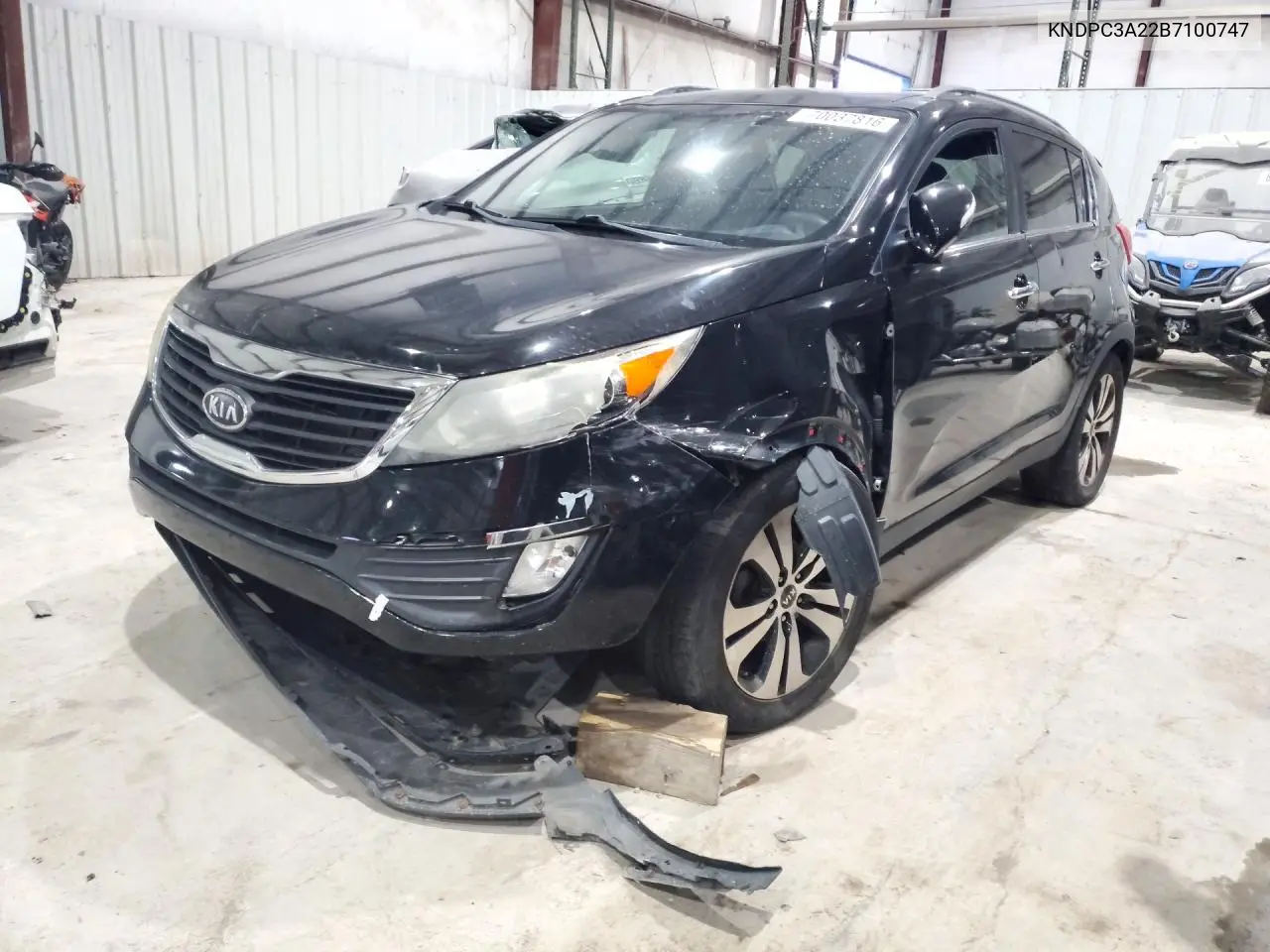 KIA SPORTAGE 2011, VIN KNDPC3A22B7100747