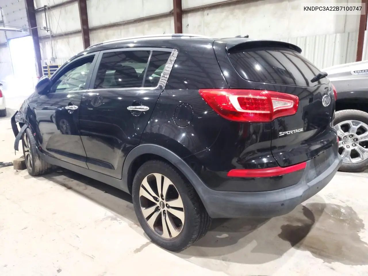 2011 KIA SPORTAGE VIN KNDPC3A22B7100747 — фото 2