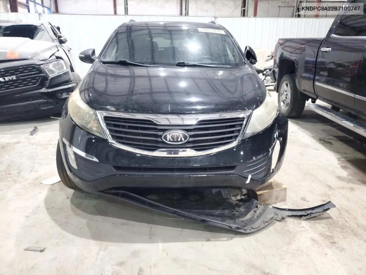 2011 KIA SPORTAGE VIN KNDPC3A22B7100747 — фото 5