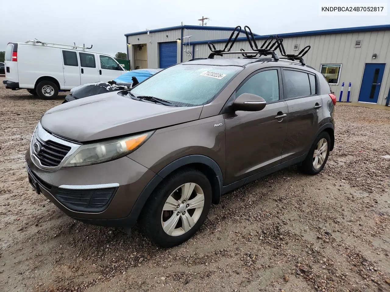 KIA SPORTAGE 2011, VIN KNDPBCA24B7052817