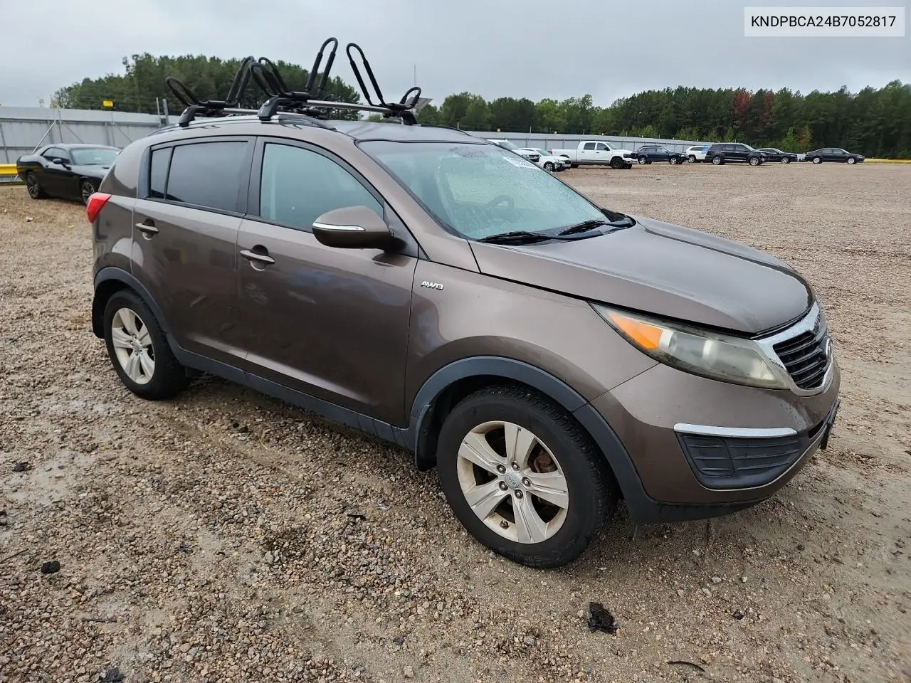 2011 KIA SPORTAGE VIN KNDPBCA24B7052817 — фото 4