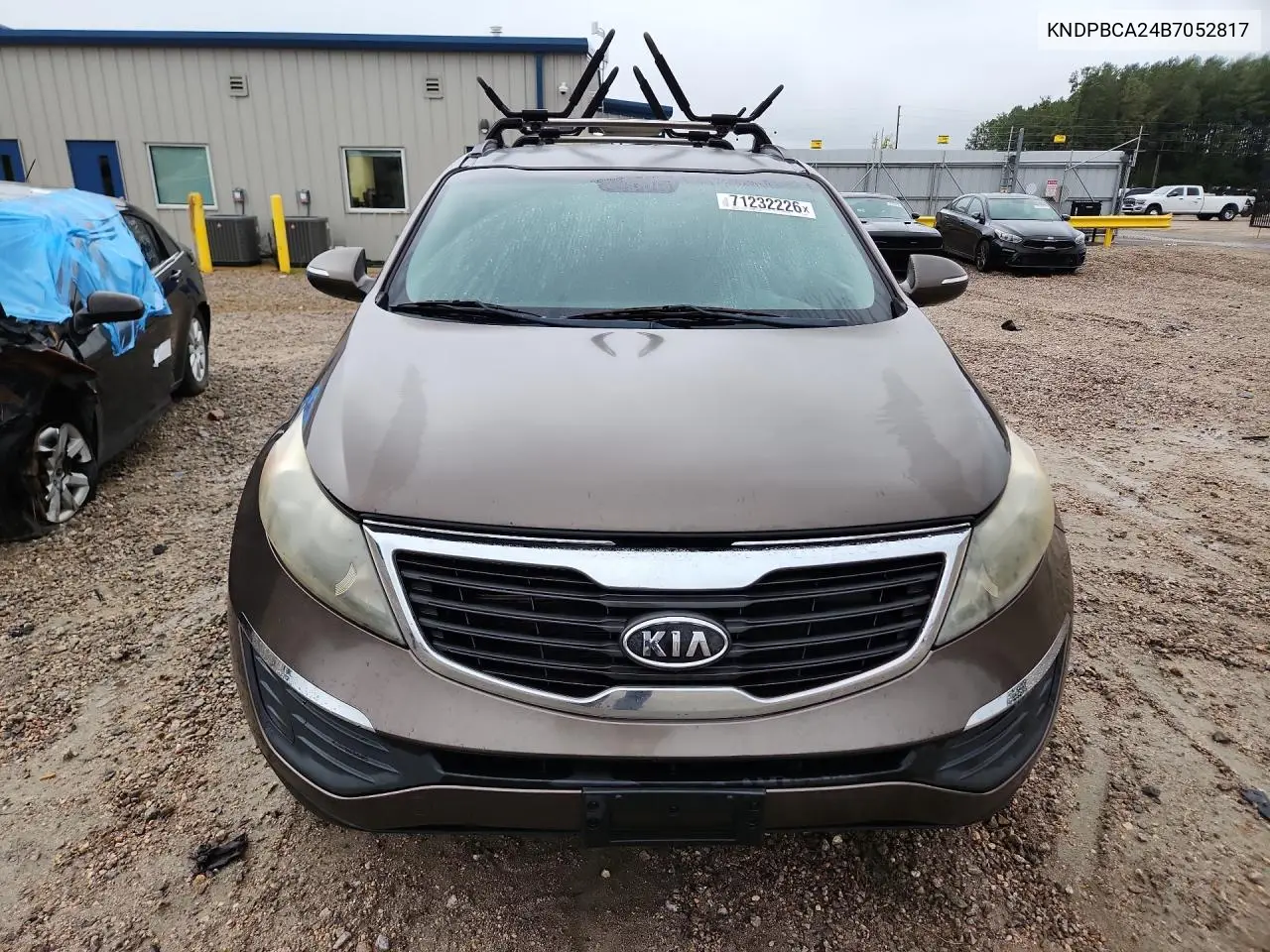 2011 KIA SPORTAGE VIN KNDPBCA24B7052817 — фото 5