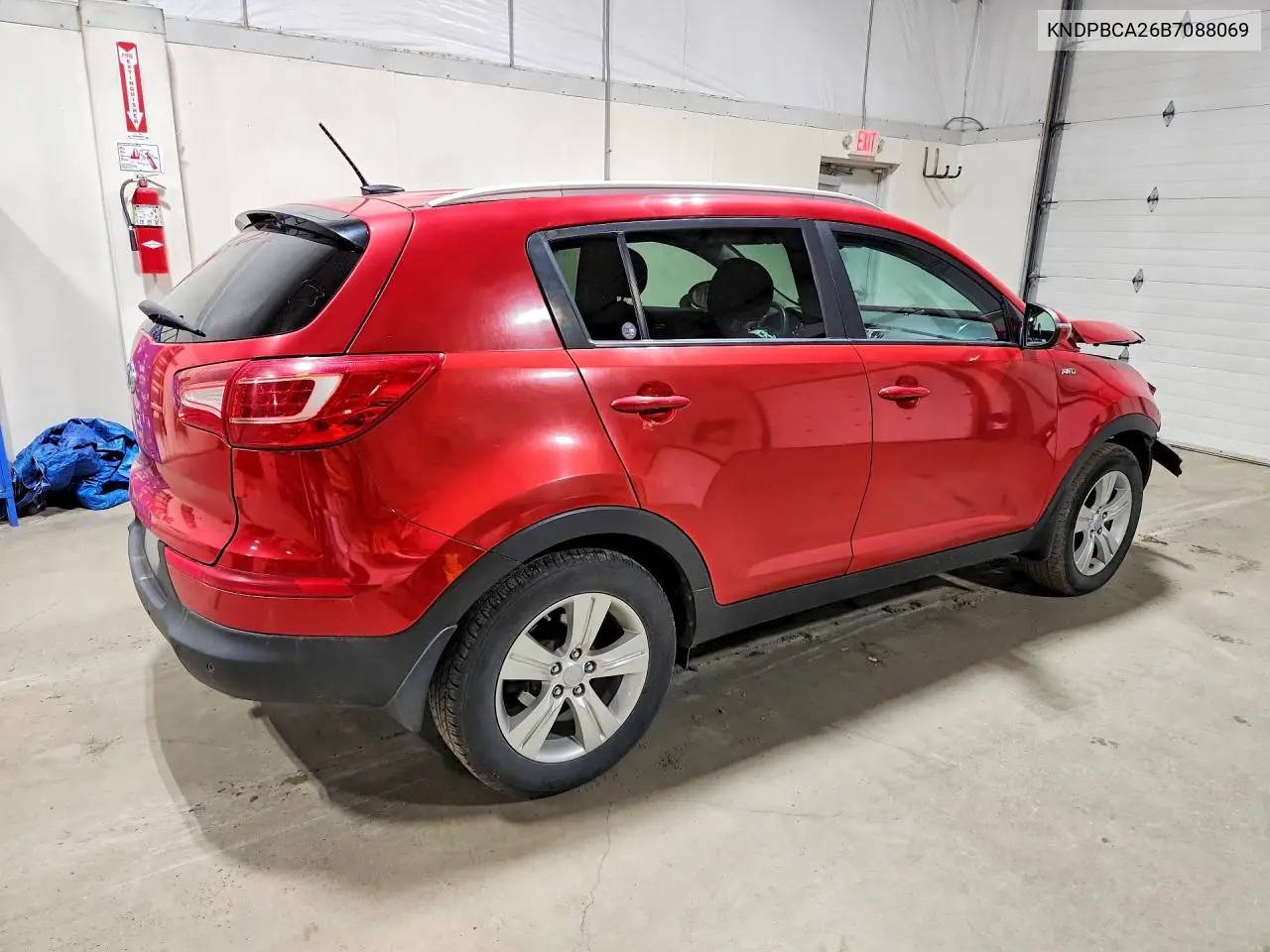 2011 KIA SPORTAGE VIN KNDPBCA26B7088069 — фото 3